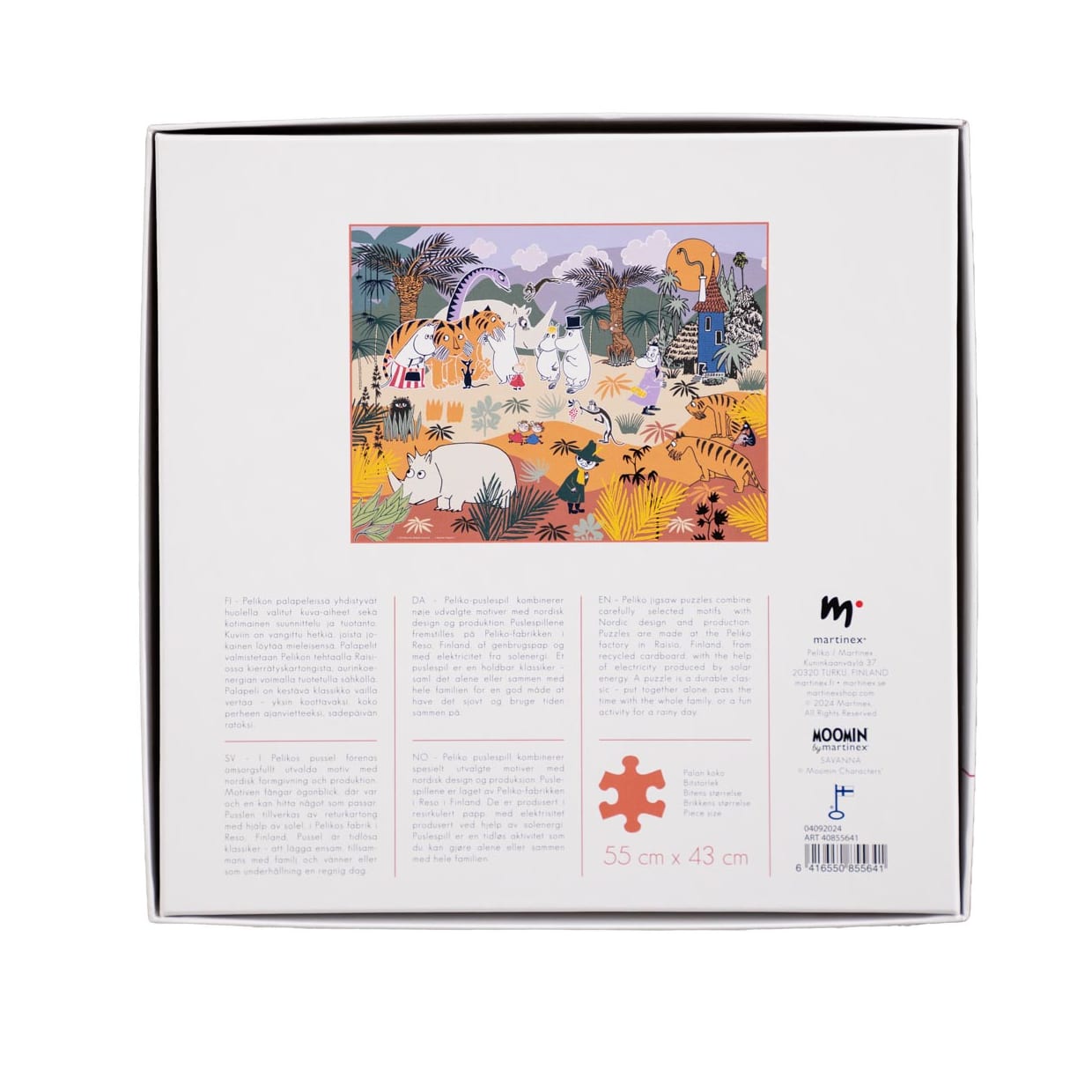 Moomin Jigsaw Puzzle 750 Pieces Savanna | Martinex